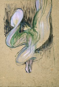 Étude pour Loie Fuller (1862-1928) aux Folies-Bergère - Henri de Toulouse Lautrec
